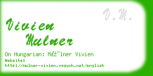 vivien mulner business card